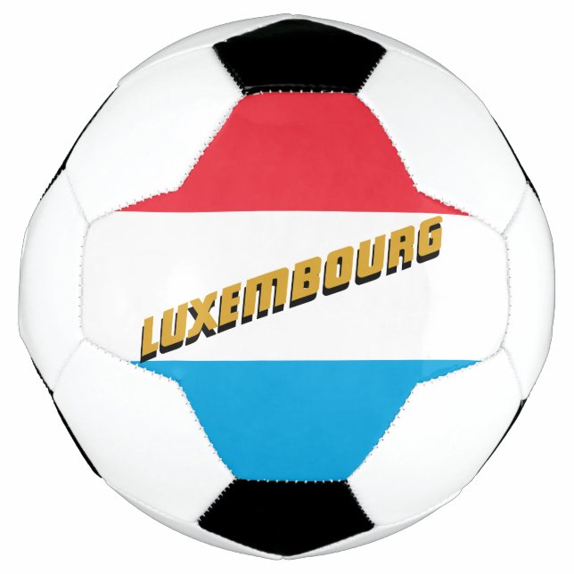 Luxembourg Football & Luxembourg Flag / Sports (Front)