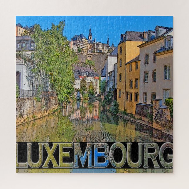 Luxembourg Jigsaw Puzzle (Vertical)