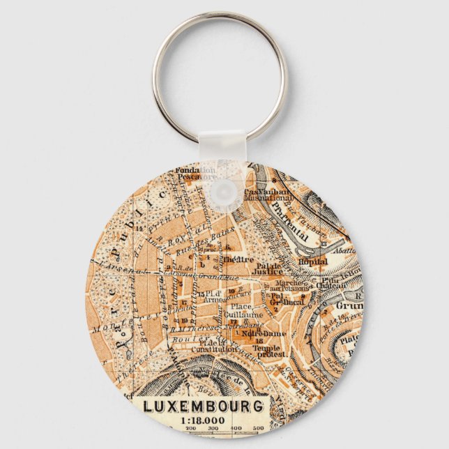 Luxembourg Key Ring (Front)