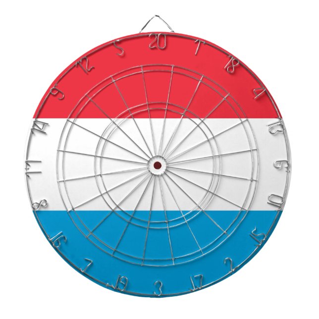 Luxembourg - Lëtzebuerg - Luxemburg Dartboard (Front)