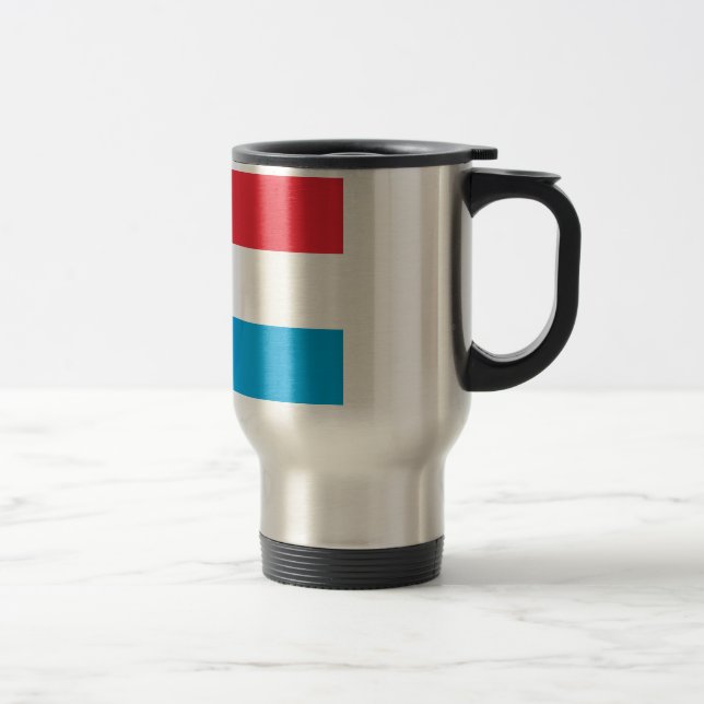 Luxembourg - Lëtzebuerg - Luxemburg Travel Mug (Right)