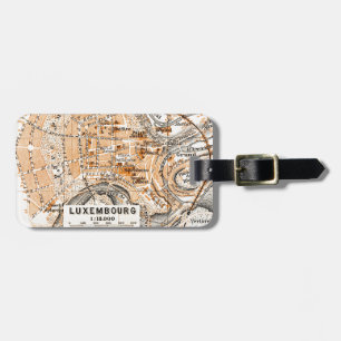 Luxembourg Luggage Tag