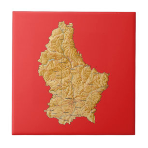 Luxembourg Map Tile