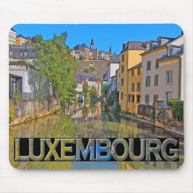 Luxembourg Mouse Mat (Front)