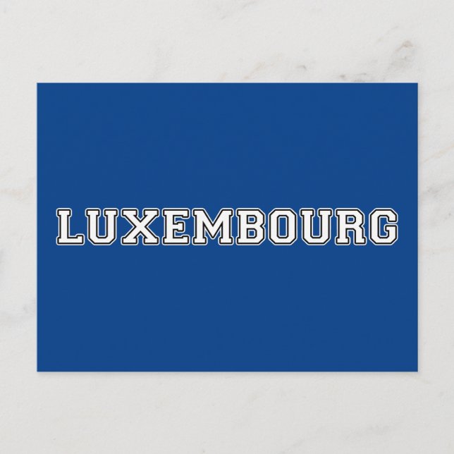Luxembourg Postcard (Front)