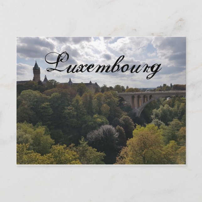 Luxembourg postcard (Front)