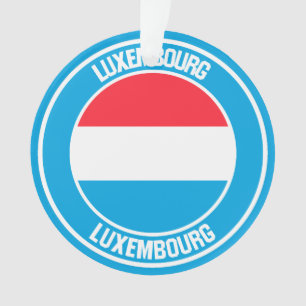 Luxembourg Round Emblem Ornament