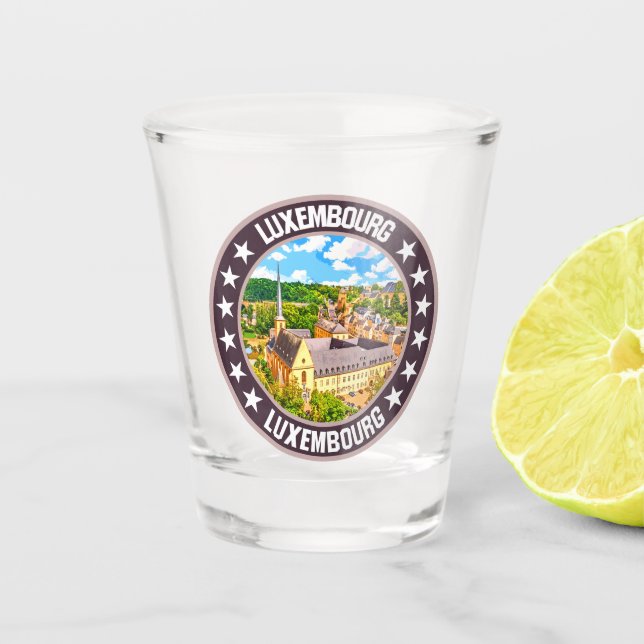 Luxembourg                                         shot glass (Front)