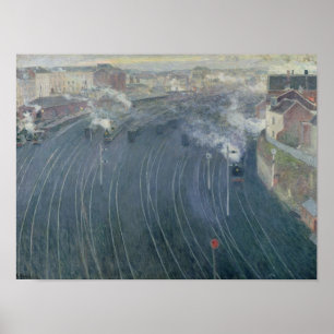 Luxembourg Station, Brussels, 1903 Poster