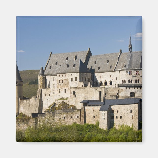 Luxembourg, Vianden. Vianden Chateau (b. 15th Magnet (Front)
