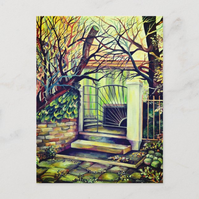 Luxembourg - Vintage Bohemian Painting Postcard (Front)