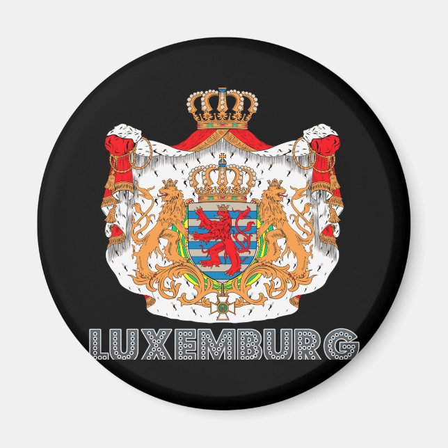 Luxembourger Emblem Magnet (Front)