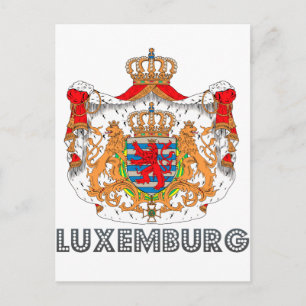 Luxembourger Emblem Postcard