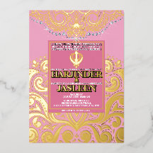 LuxGlitter Pink Gold Sikh Anand Karaj Wedding