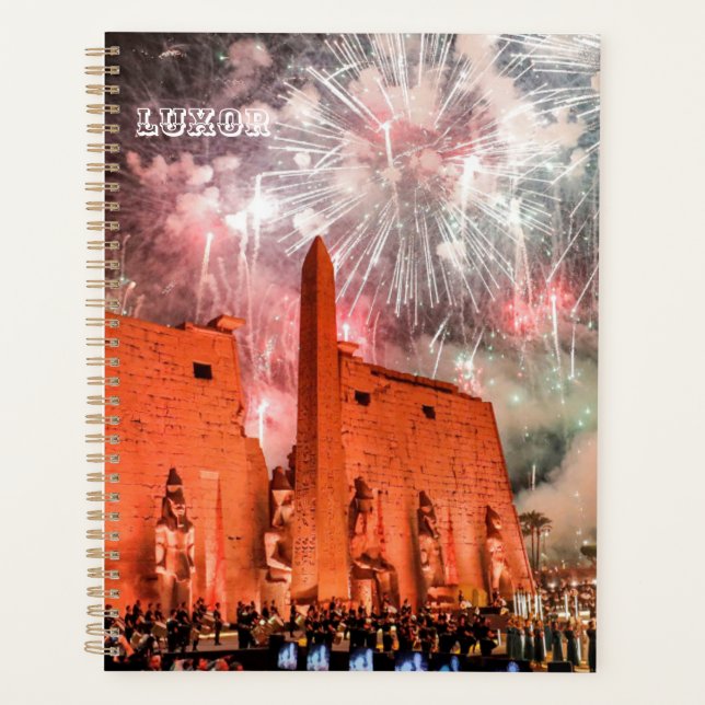 Luxor Ancient Egypt Avenue Of Sphinxes Photos Planner (Front)