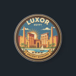 Luxor Egypt Karnak Temple Travel Magnet<br><div class="desc">Luxor, often called the "world’s greatest open-air museum, " is a city in southern Egypt that sits on the east bank of the Nile River. It was once the ancient city of Thebes, the capital of Egypt during the New Kingdom (16th–11th century BCE) and a centre of power and worship....</div>