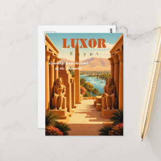 Luxor Egypt Postcard
