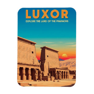 Luxor Egypt Travel Magnet