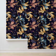 Luxurious Abstract Leafy Pattern