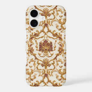 Luxurious Baroque Gold Ornament on Ivory
