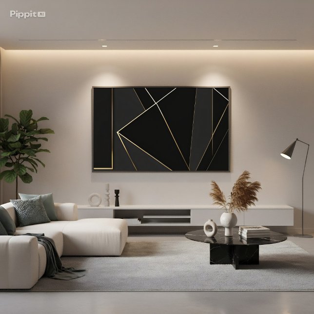 Luxurious Black Gold Abstract Poster (Creator Uploaded)