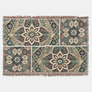 luxurious blanket with elegant geometric 🍁