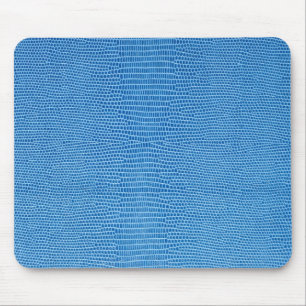 Luxurious blue leather mouse mat