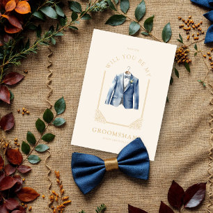 Luxurious Blue Suit Ornamental Dome Arch Effect