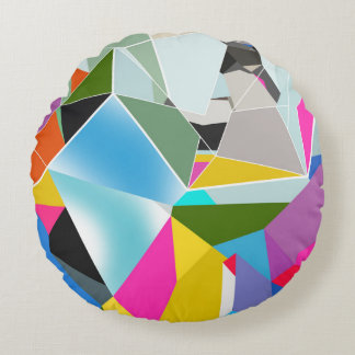 Luxurious Colorful Artsy Geometric Pattern cushion