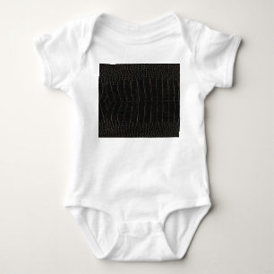 Luxurious crocodile leather: textile texture. baby bodysuit