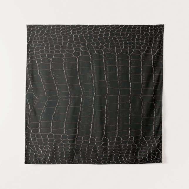 Luxurious crocodile leather: textile texture. tapestry (Front)