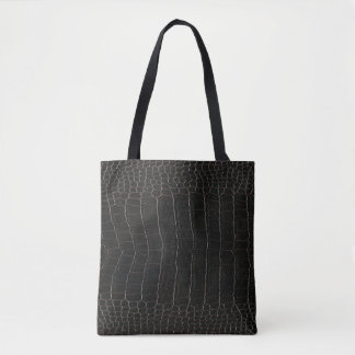 Luxurious crocodile leather: textile texture. tote bag