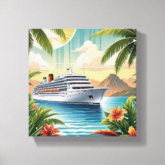 Luxurious Cruise Ship Canvas Print