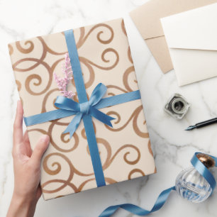 Luxurious Damask Pattern Wrapping Paper