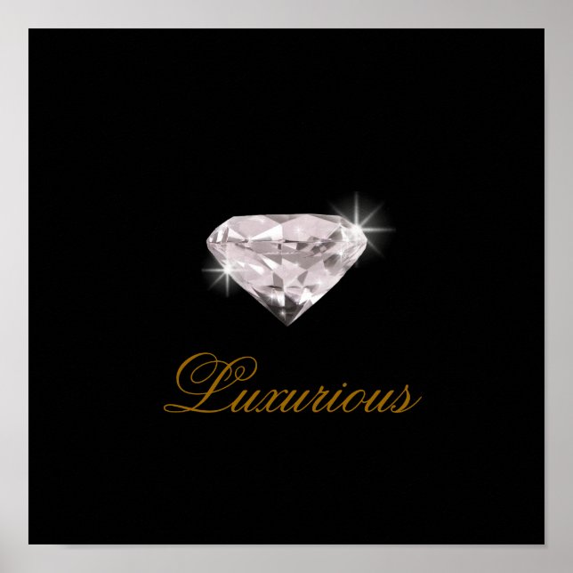 Luxurious Diamond Poster (Front)