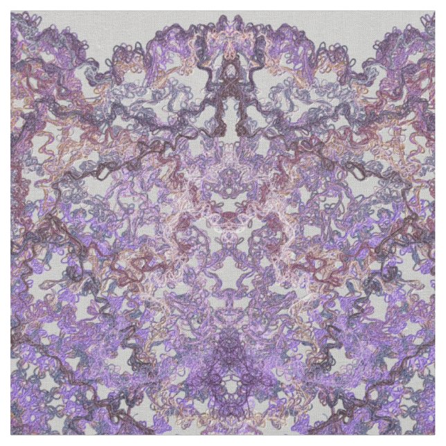 Luxurious, elegant laced pattern in faded-lilac fabric (Close Up)