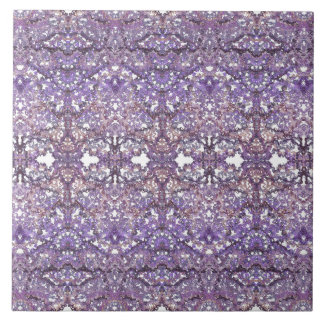Luxurious,elegant laced pattern in faded-lilac tile