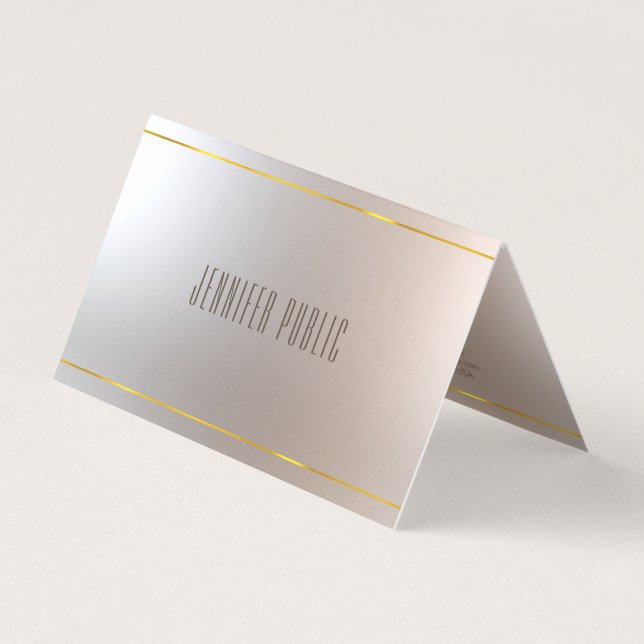 Luxurious Elegant Professional Template Modern Business Card (Front)