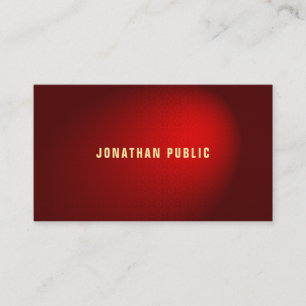 Luxurious Elegant Red Damask Premium Silk Finish Business Card