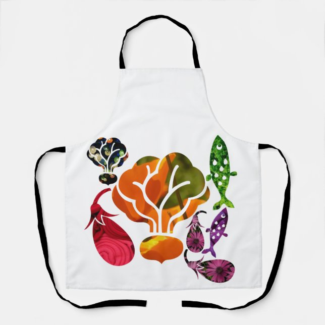 luxurious food fashion apron (Front)