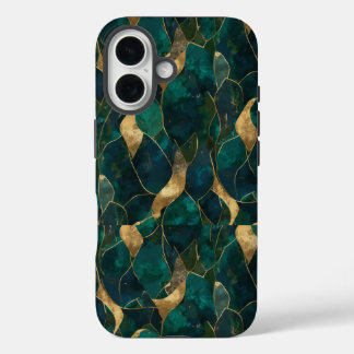 Luxurious Geometric Abstract iPhone 16 Tough Case