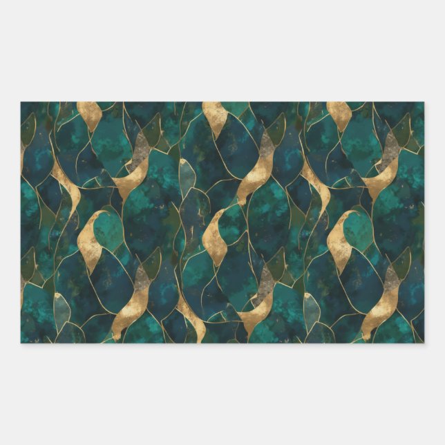 Luxurious Geometric Abstract Sticker (Front)