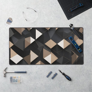 Luxurious Geometry Desk Mat