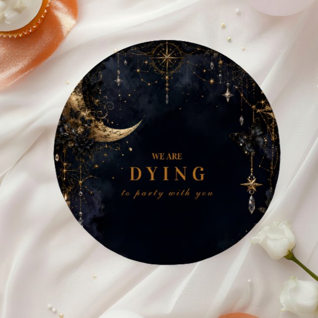 Luxurious Glam Halloween Paper Plate (Creator Uploaded)