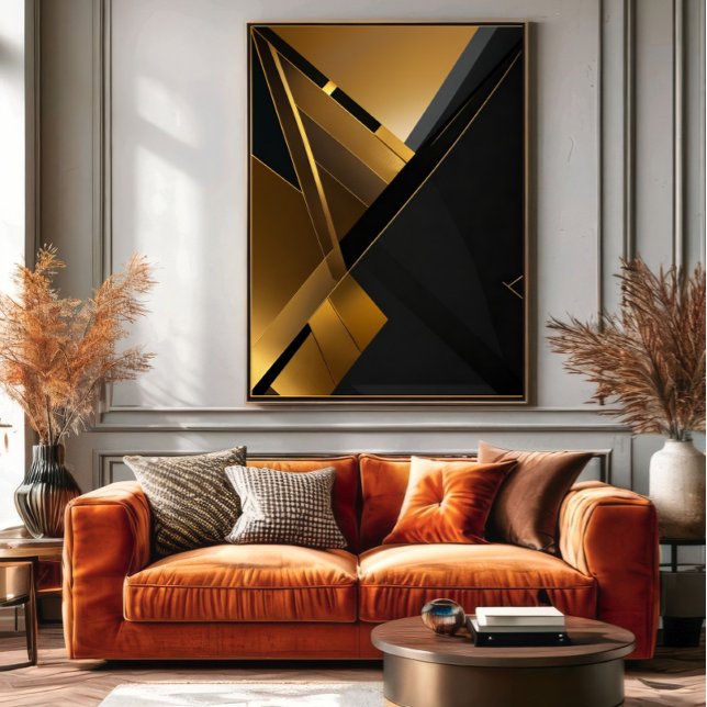 Luxurious Gold Black Graphic Poster (Creator Uploaded)