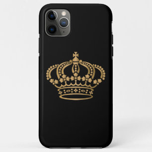 Luxurious Gold Crown Black iPhone 11 Pro Max Case