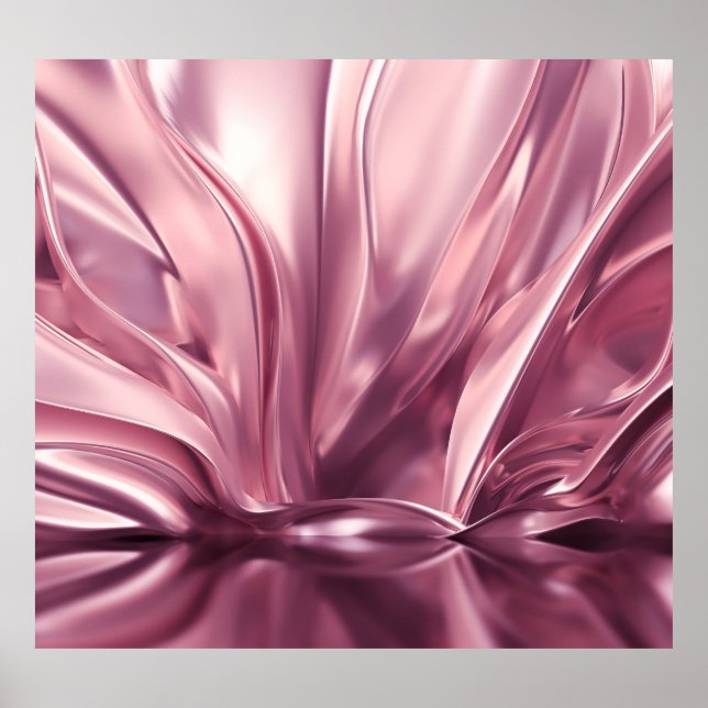 Luxurious Golden 3D Illustration Background Poster (Front)