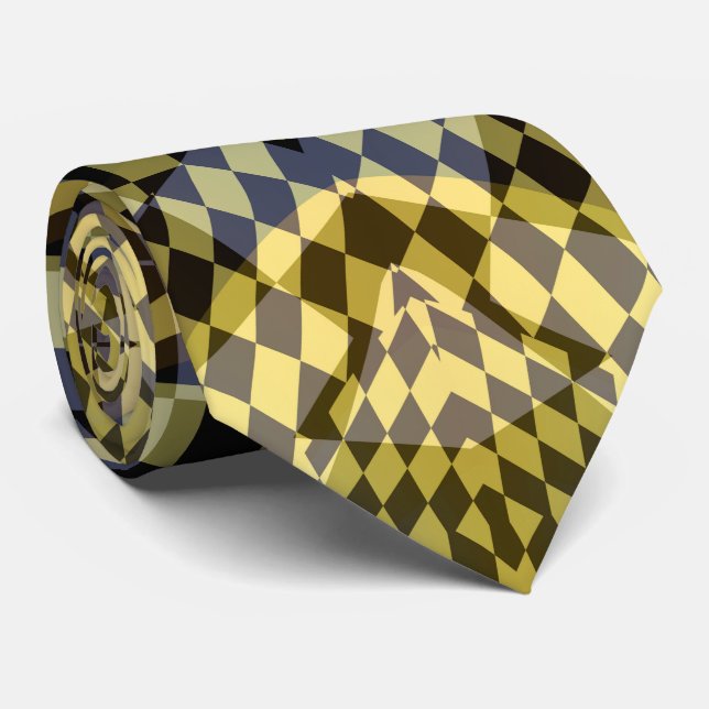 Luxurious Golden Glow neck tie (Rolled)