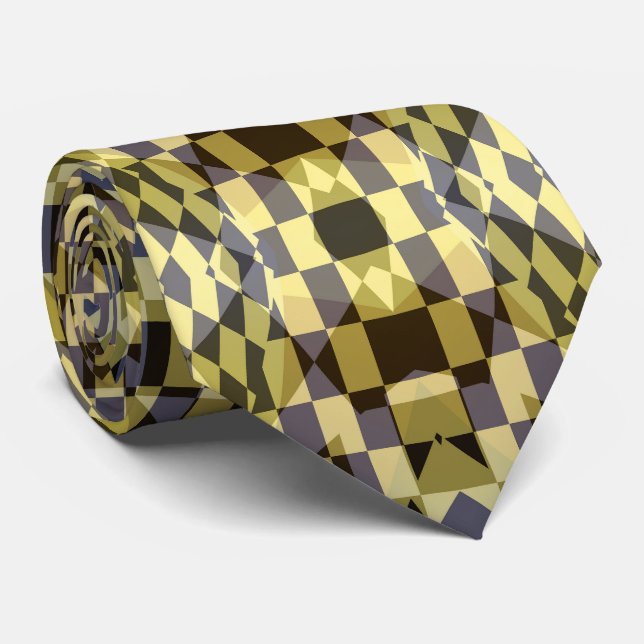 Luxurious Golden Glow neck tie (Rolled)