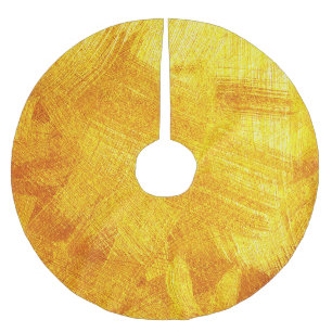 Luxurious golden texture, abstract background. brushed polyester tree skirt